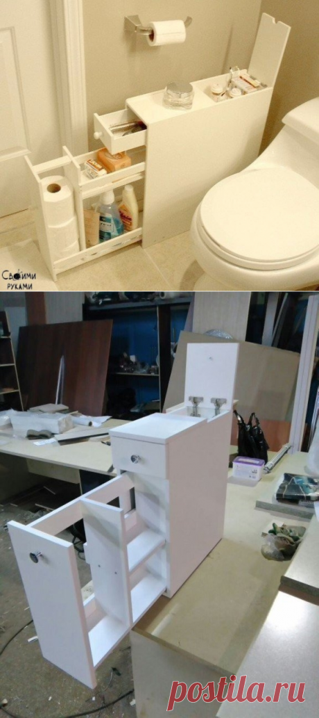 Шкафчик для ванной комнаты своими руками.