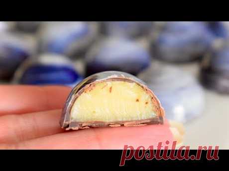 BONBONS RECIPE 🍫MANGO GANACHE. CHOCOLATE CANDY RECIPE.