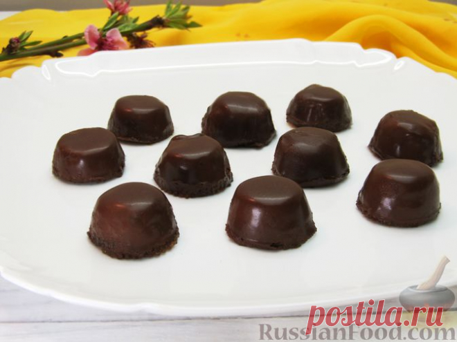 Рецепт: Желейные конфеты в шоколаде на RussianFood.com