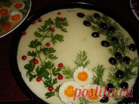 Использование зелени для украшения блюд