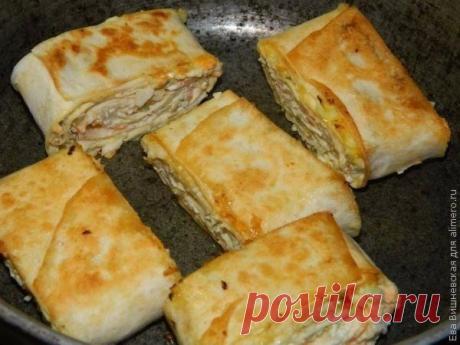 Хрустящая закуска в лаваше