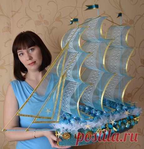 КОНФЕТНЫЕ КОРАБЛИ. МАСТЕР-КЛАСС