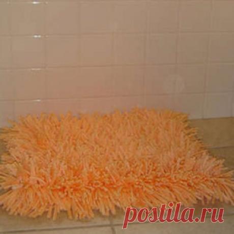 МОХНАТЫЙ КОВРИК В ВАННУЮ