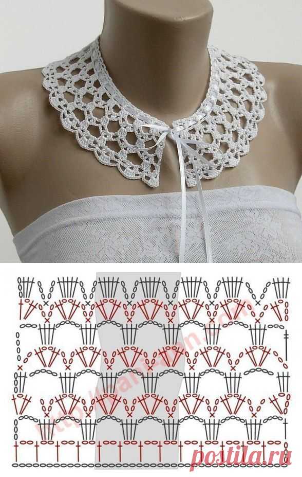 Вязание-крючок-РАЗНОЕ >Воротник
