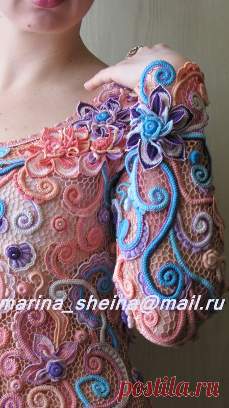 Жакет "Мираж" фрагмент рукава