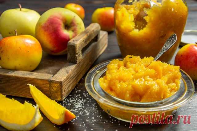 Джем из тыквы с апельсинами и яблоками. Пошаговый рецепт с фото.