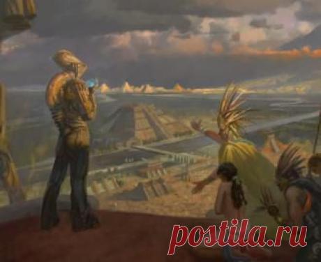 Древний амазонский пришелец-бог Беп-Коророти со смертельным оружием