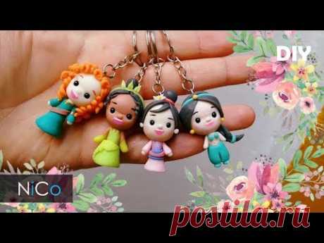 Llaveros Princesas Disney ° Porcelana Fría 2da parte