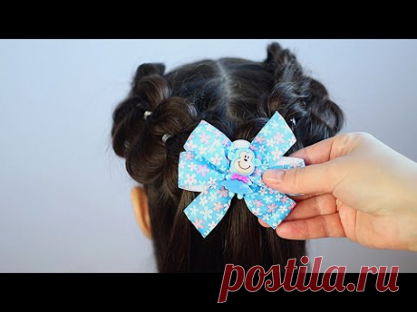 Прически для девочек / прическа на выпускной / прически с косами / #braids
