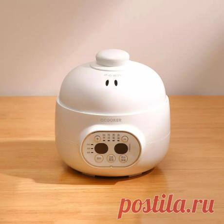 Mini multi-function stewpot from xiaomi youpin automatic system operation multiple security protection wiht preset keep warm function Sale - Banggood.com