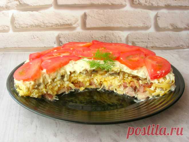 Слоеный салат «Чикаго» - просто, вкусно и все сыты! - Сделай сам - медиаплатформа МирТесен