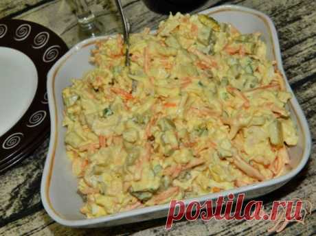 Морковный салат по-корейски с курицей и огурцами. Очень вкусный рецепт! • Mirumira.ru