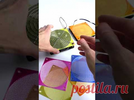 🌑 Защитная сетка пылевой фильтр для вентилятора на 3D принтере #3dprinting #Shorts Игорь Белецкий
