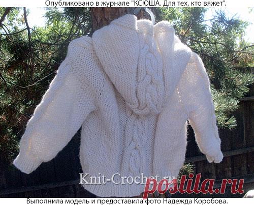 Курточка «Снегурка» на спицах. - Малышам на спицах - Вязание спицами - Каталог статей - Вязание спицами и крючком