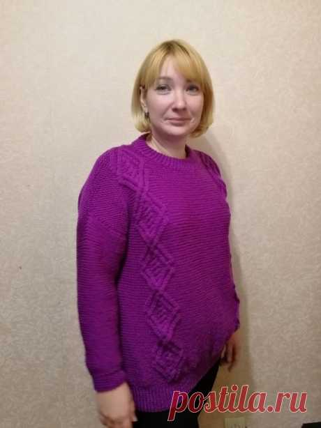 Джемпер &quot;Лиловое настроение&quot;