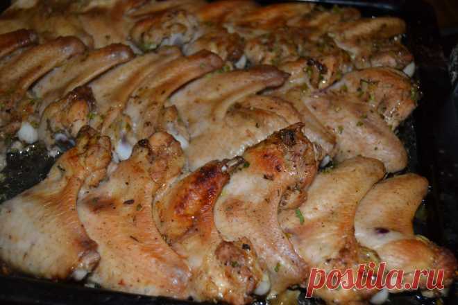 Куриные крылышки в медово-остром маринаде  пошаговый рецепт