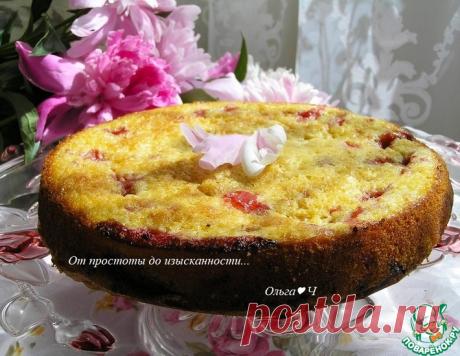 Быстрый клубничный пирог – кулинарный рецепт