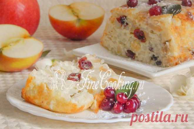 Творожная запеканка с яблоками в духовке - FineCooking.ru