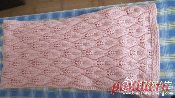 Нежные и очень красивые узоры для палантинов спицами