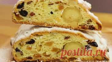 Рецепт рождественского штоллена на дрожжевом тесте, по многочисленным просьбам! | Ольга Шобутинская | Дзен