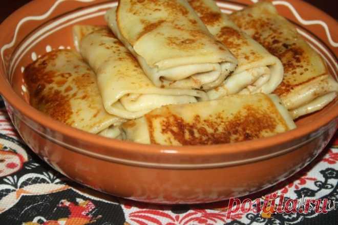Белорусские дважды жареные блины.