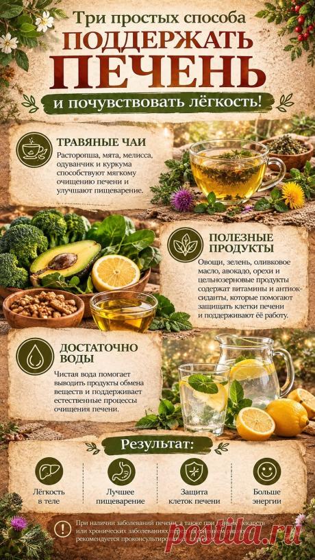 Три способа поддержать печень
