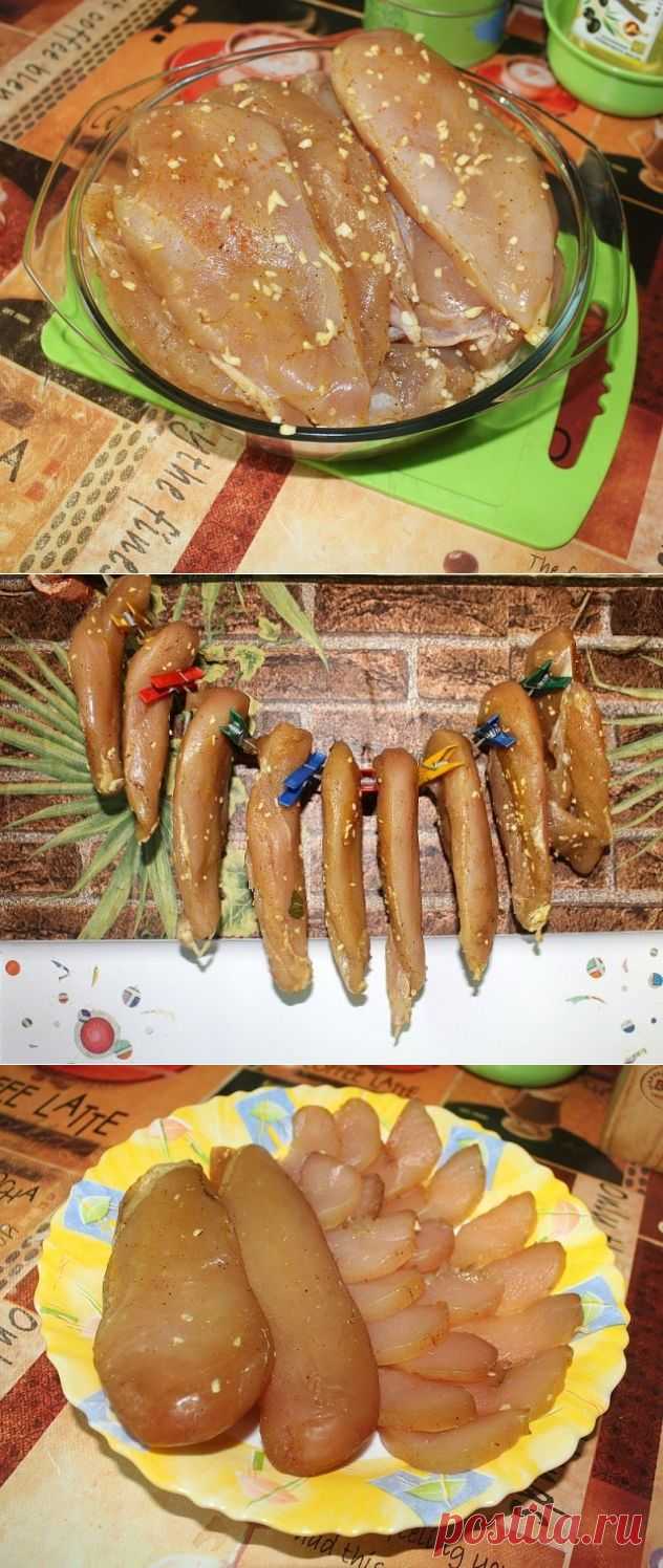 Вяленые куриные грудки (филе)