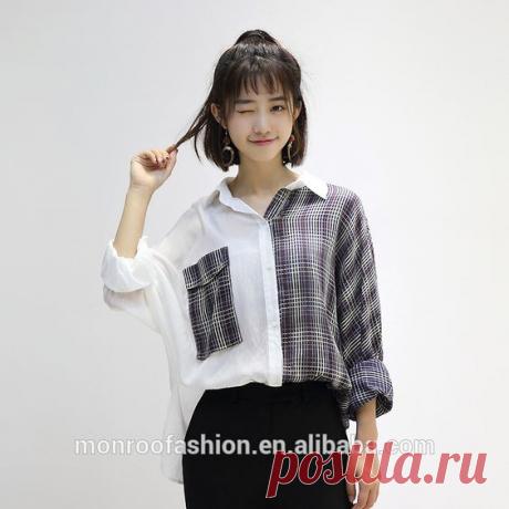 Свободная тонкая рубашка рукав летучая мышь.