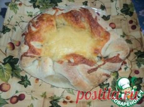 Слоеная галета с печенью, рисом и цветной капустой - кулинарный рецепт