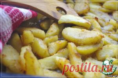 Картофель, запечeнный с имбирeм и чесноком - кулинарный рецепт
