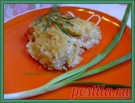 Запеканка из тёртого картофеля | Четыре вкуса