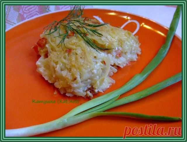 Запеканка из тёртого картофеля | Четыре вкуса