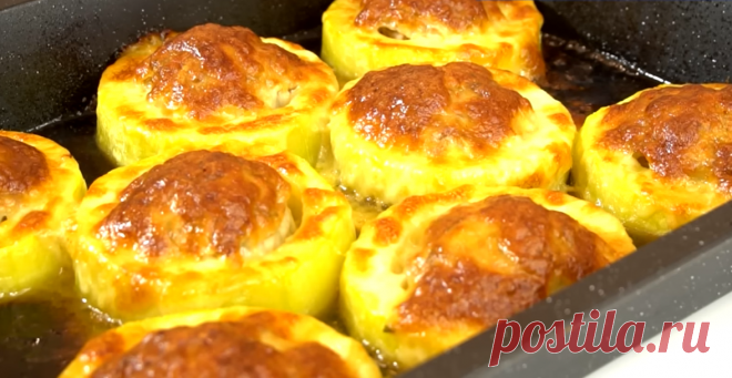 Если найдется кабачок и фарш, готовлю такой ужин: Фаршированные кабачки (Делюсь рецептом) | Вкусняшки от Натальи | Дзен