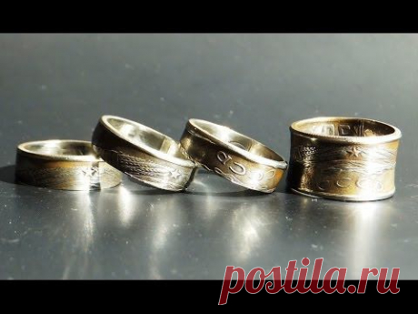 Как из монеты сделать кольцо с гербом СССР | СДЕЛАЙ САМ!