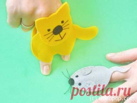 Развивающие игрушки от Shill O'POP » Пальчиковая игра Кошки-мышки