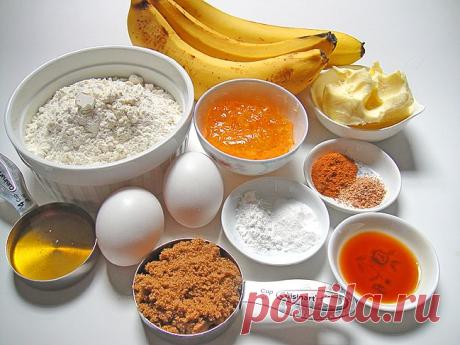 Ароматный банановый пирог к утреннему кофе... - Вкусные рецепты
