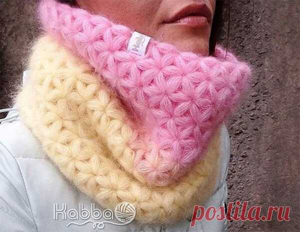 Снуд узором 