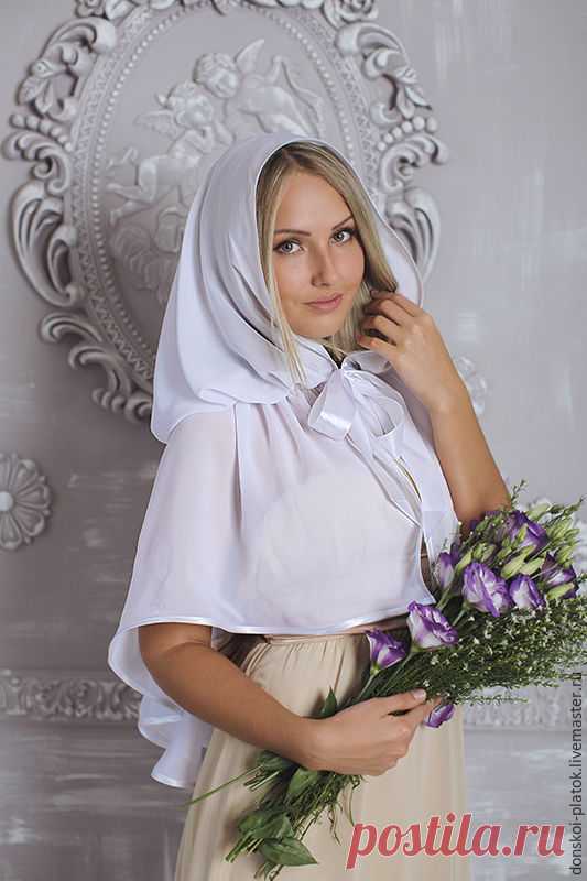 Платок для храма выкройка