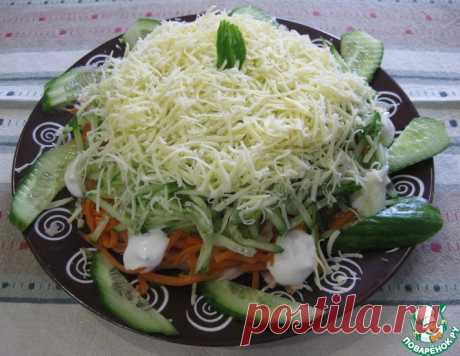 Слоеный салат с копченой курицей – кулинарный рецепт