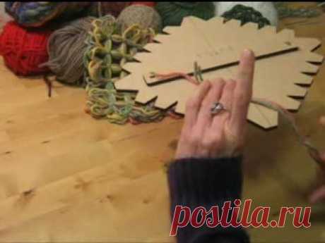 butterfly loom - preparazione della base
