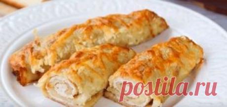 Курица в драниках.