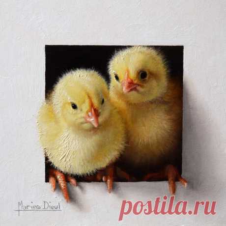 Poussins Искусство французской художницы - Marina Deul