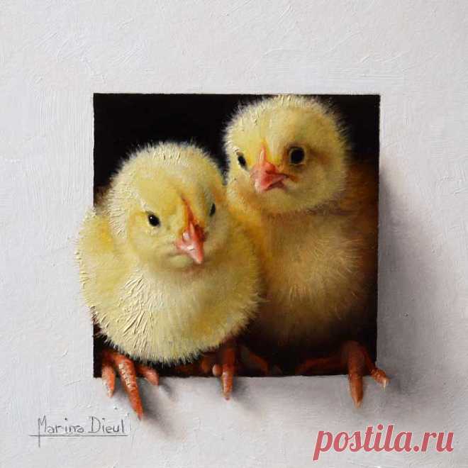 Poussins Искусство французской художницы - Marina Deul