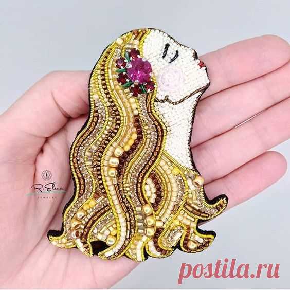 Броши. Вышивка бисером