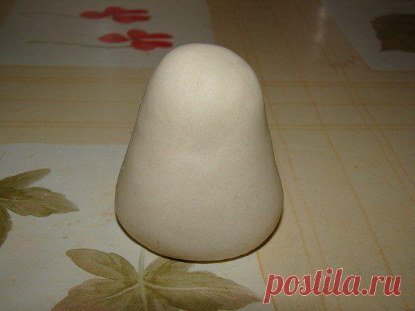 Лепим лягушку из соленого теста