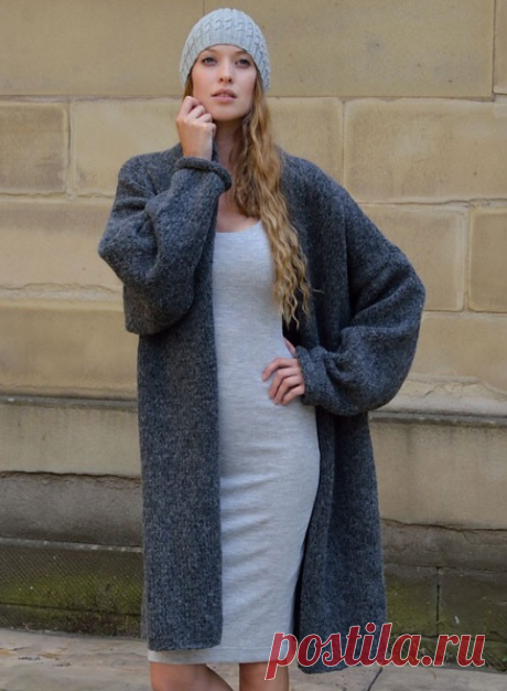 Вязаное пальто Flint | ДОМОСЕДКА