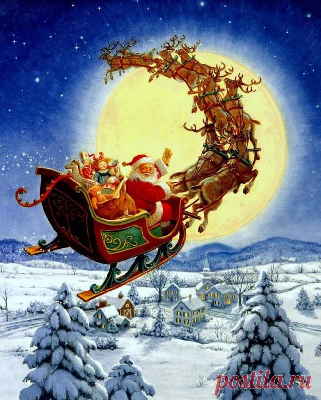 Принты на Новогоднее шампанское / Декупаж / Картинки для декупажа