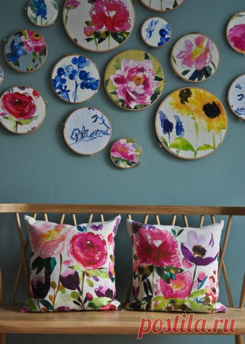 16 идей летнего декора с цветочными мотивами