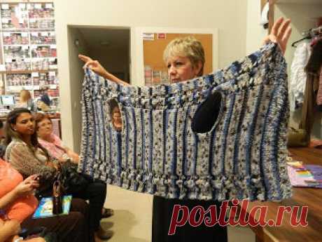 Puntos y Retazos: chaleco tejido con dos agujas