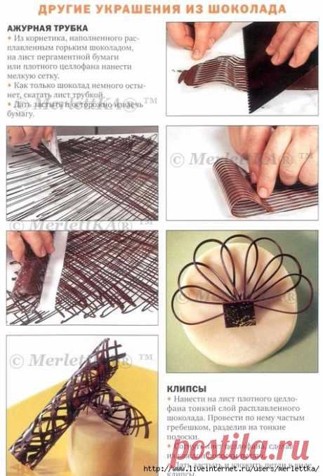 Фигурки из шоколада, марципана и сахара